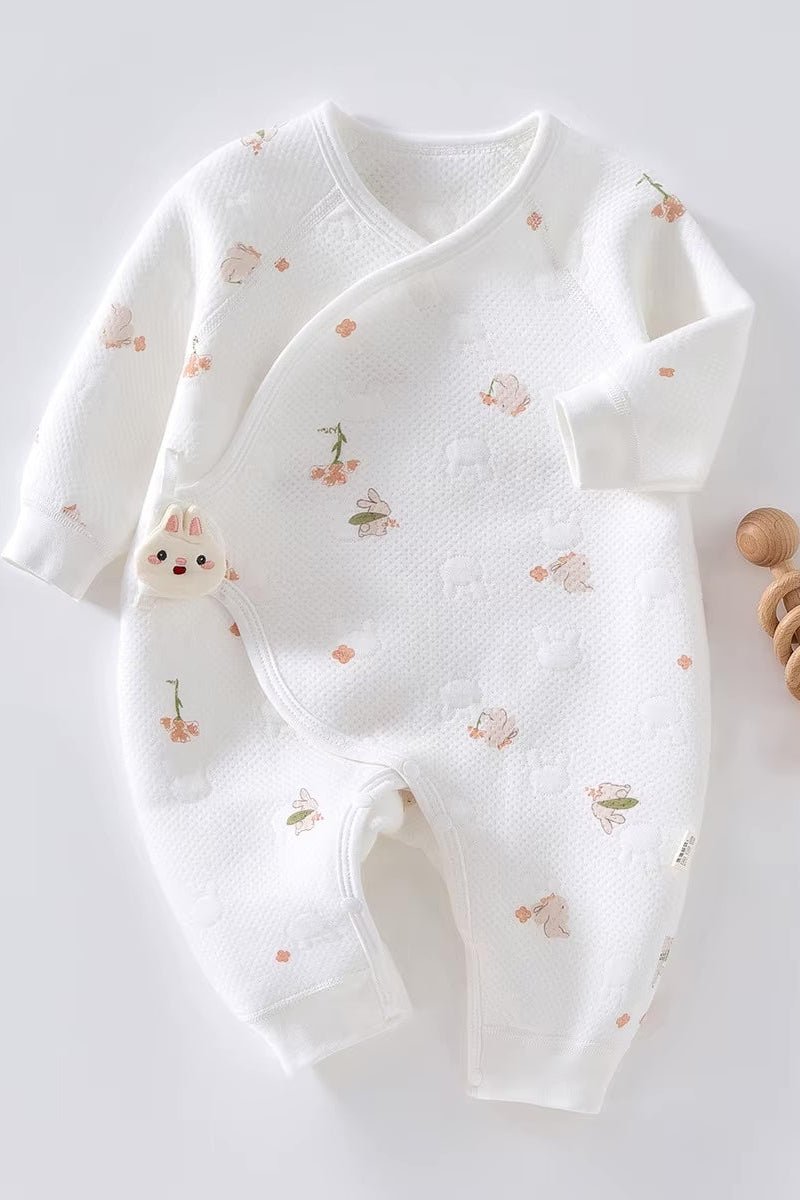 Snuggle Bun Boucle Wrap Grow Romper