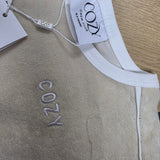 Sample Sale - 4-5yrs - Sand terry towelling tshirt - small pull on left shoulder