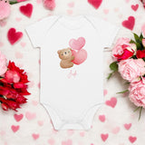 Bear Big Love Valentines (Personalised Name Bodysuit)