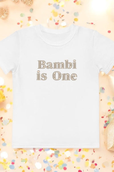 T-Shirt zum 1. Geburtstag, personalisierbar, Name