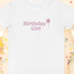 Birthday Girl T-Shirt Personalised - Cozy Crew Club