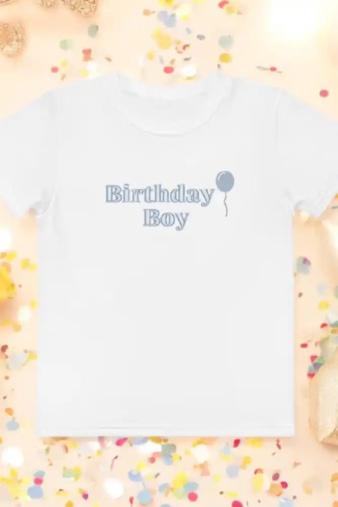 Birthday Boy T-Shirt Personalised - Cozy Crew Club