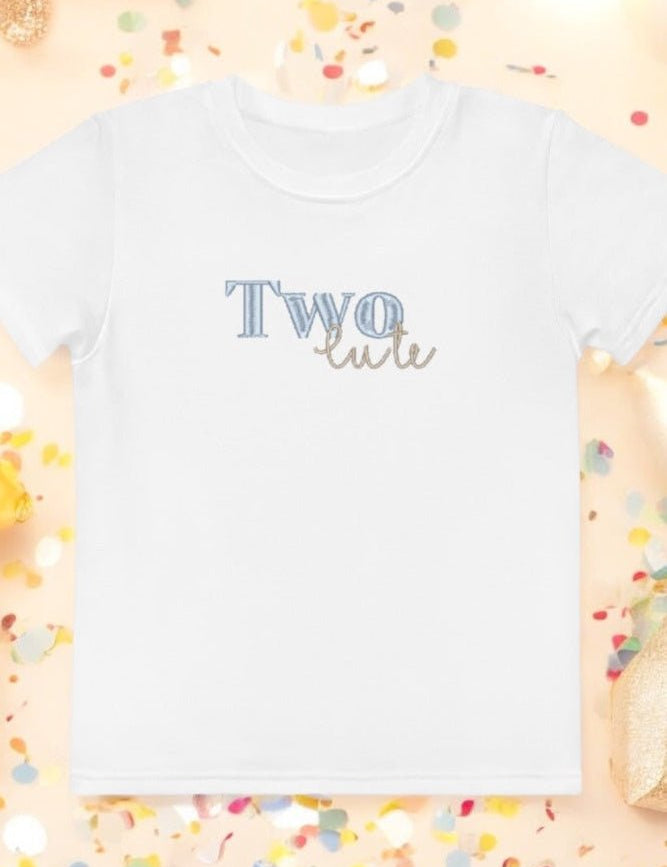 TWO cute 2nd Birthday T-Shirt Personalised Cozy Crew Club OL T-Shirts mora-uk.myshopify.com two-cute-2nd-birthday-t-shirt-personalised   10off, 20off, Baby, BFCM-20, BFCM-25, BFCM20, birthday, CHRISTMAS20, excludefromwssistock, second, t-shirt, tshirt, two, uk, WINTER20