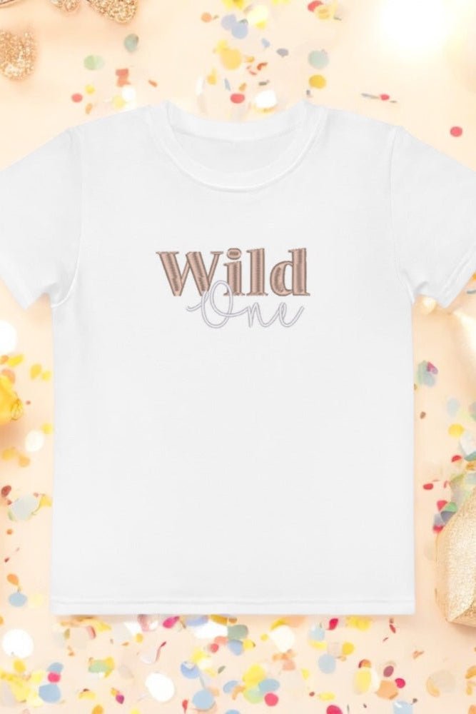 Wild ONE 1st Birthday T-Shirt Personalised - Cozy Crew Club