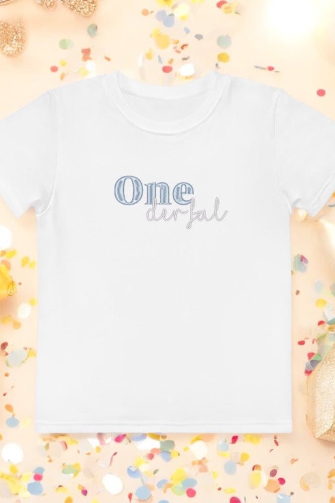 ONE-derful 1st Birthday T-Shirt Personalised - Cozy Crew Club