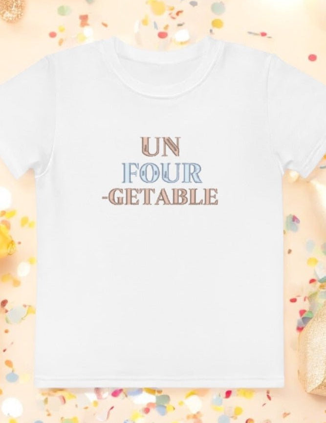 Un FOUR-Getable 4th Birthday T-Shirt Personalised Cozy Crew Club OL T-Shirts mora-uk.myshopify.com un-four-getable-4th-birthday-tshirt-personalised   10off, 20off, Baby, BFCM-20, BFCM-25, BFCM20, birthday, CHRISTMAS20, excludefromwssistock, four, fourth, t-shirt, tshirt, uk, WINTER20