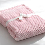 Cocole (Pink) Personalised Microfibre Soft Baby Blanket - Cozy Crew Club