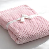 Cocole (Pink) Personalised Microfibre Soft Baby Blanket - Cozy Crew Club