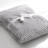 Mora Cocole (Grey) Personalised Microfibre Soft Baby Blanket - Cozy Crew Club