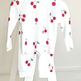 Cherry Bamboo & Organic Cotton Two-Piece Set Long Sleeve Pyjamas