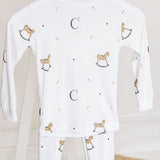 Rocking Horse Bamboo & Organic Cotton Two-Piece Set Long Sleeve Pyjamas