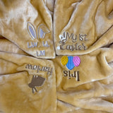 Personalisierte weiche Sofadecke aus Mikrofaser zum Muttertag 