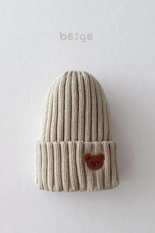 Knitted Bear Beanie Hats Cozy Crew Club Hats mora-uk.myshopify.com the-bear-hats Beige KBBHbeige 10off, 20off, _upsell_the-bear-colour-tracksuit, acc, accessories, accessory, allproducts, baby, beanie, bear socks, BFCM-25, BFCM20, BOBBIE, BOBBY, bow, china, CHRISTMAS20, clothing, daywear, HAT, hats, kids, knitted, LINECARD, new in, nonpersonalised, PADDY33, ribbon, set, WINTER20, zero