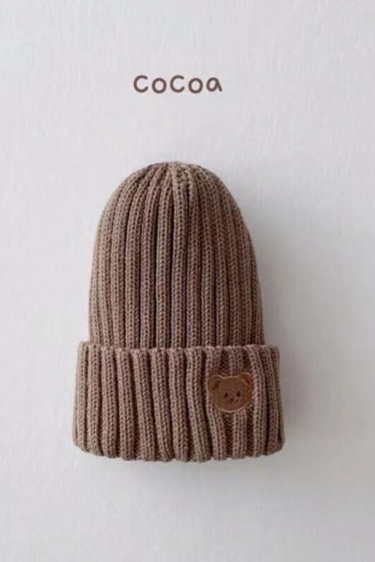 Knitted Bear Beanie With Purchase