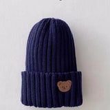 Knitted Bear Beanie Hats Cozy Crew Club Hats mora-uk.myshopify.com the-bear-hats Navy KBBHnavy 10off, 20off, _upsell_the-bear-colour-tracksuit, acc, accessories, accessory, allproducts, baby, beanie, bear socks, BFCM-25, BFCM20, BOBBIE, BOBBY, bow, china, CHRISTMAS20, clothing, daywear, HAT, hats, kids, knitted, LINECARD, new in, nonpersonalised, PADDY33, ribbon, set, WINTER20, zero