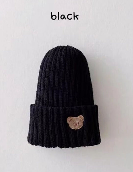 Knitted Bear Beanie Hats Cozy Crew Club Hats mora-uk.myshopify.com the-bear-hats Black KBBHblack 10off, 20off, _upsell_the-bear-colour-tracksuit, acc, accessories, accessory, allproducts, baby, beanie, bear socks, BFCM-25, BFCM20, BOBBIE, BOBBY, bow, china, CHRISTMAS20, clothing, daywear, HAT, hats, kids, knitted, LINECARD, new in, nonpersonalised, PADDY33, ribbon, set, WINTER20, zero