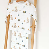 Cozy Bunny Bamboo Two-Piece Set Long Sleeve Pyjamas