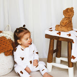 Dreamy Bear Bamboo & Organic Cotton Zip Sleepsuit Romper One Piece