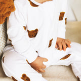 Dreamy Bear Bamboo & Organic Cotton Zip Sleepsuit Romper One Piece