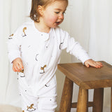 Rocking Horse Bamboo & Organic Cotton Zip Sleepsuit Romper One Piece