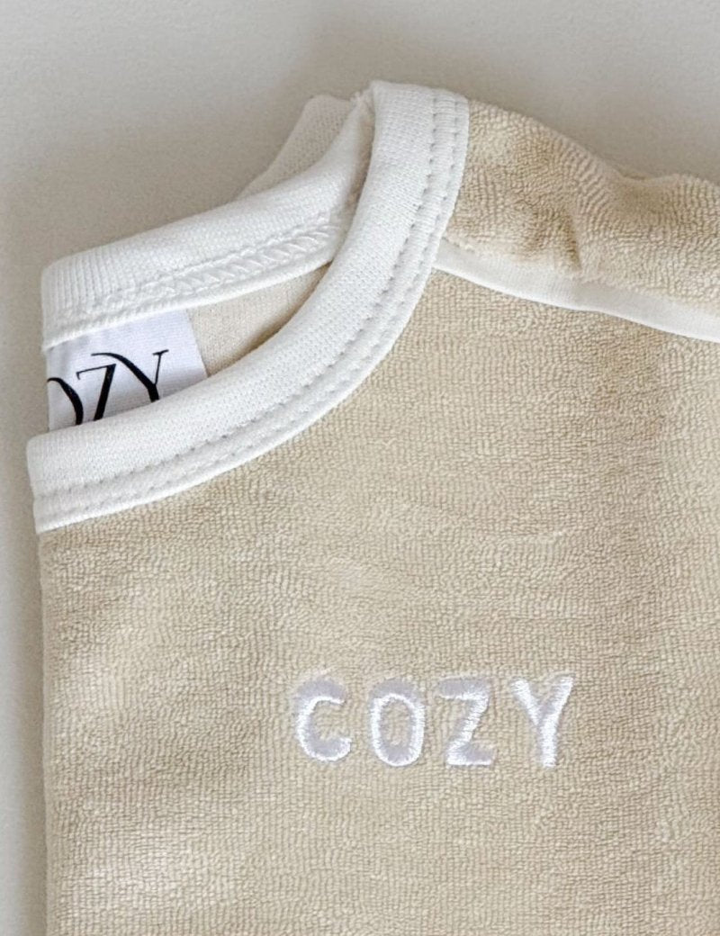 Adult COZY Terry Towel Tee - Sand Cozy Crew Club T-Shirts mora-uk.myshopify.com adult-cozy-terry-towel-tee-sand   5POUND, adult, All Products, BFCM20, CHRISTMAS20, easter50, extradiscount, nonpersonalised, PADDY33, resort club collection, SSSALE2550, TOPS, ultracozy, wholesale, wholesale-int, WINTER80
