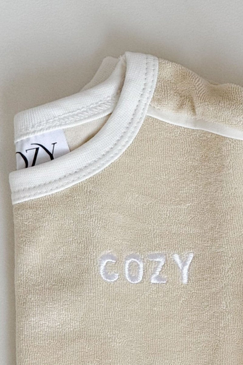 Adult COZY Terry Towel Tee - Sand Cozy Crew Club T-Shirts mora-uk.myshopify.com adult-cozy-terry-towel-tee-sand   5POUND, adult, All Products, BFCM20, CHRISTMAS20, easter50, extradiscount, nonpersonalised, PADDY33, resort club collection, SSSALE2550, TOPS, ultracozy, wholesale, wholesale-int, WINTER80