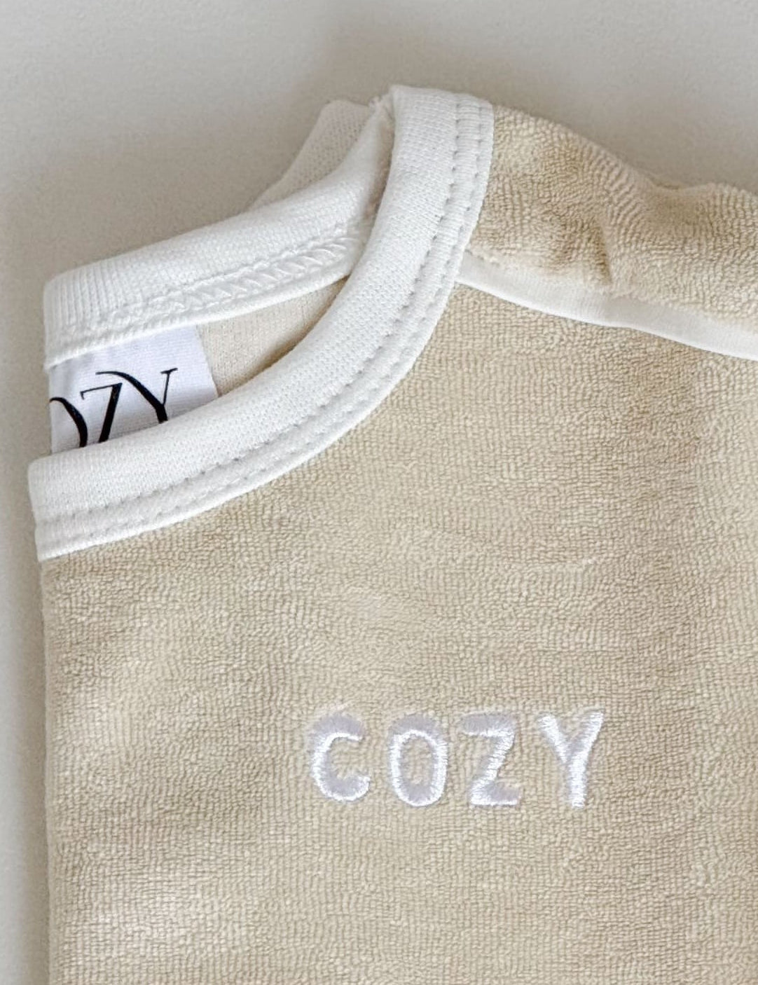 Adult COZY Terry Towel Tee - Sand Cozy Crew Club T-Shirts mora-uk.myshopify.com adult-cozy-terry-towel-tee-sand   5POUND, adult, All Products, BFCM20, CHRISTMAS20, easter50, extradiscount, nonpersonalised, PADDY33, resort club collection, SSSALE2550, TOPS, ultracozy, wholesale, wholesale-int, WINTER80