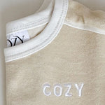 Adult COZY Terry Towel Tee - Sand Cozy Crew Club T-Shirts mora-uk.myshopify.com adult-cozy-terry-towel-tee-sand   5POUND, adult, All Products, BFCM20, CHRISTMAS20, easter50, extradiscount, nonpersonalised, PADDY33, resort club collection, SSSALE2550, TOPS, ultracozy, wholesale, wholesale-int, WINTER80