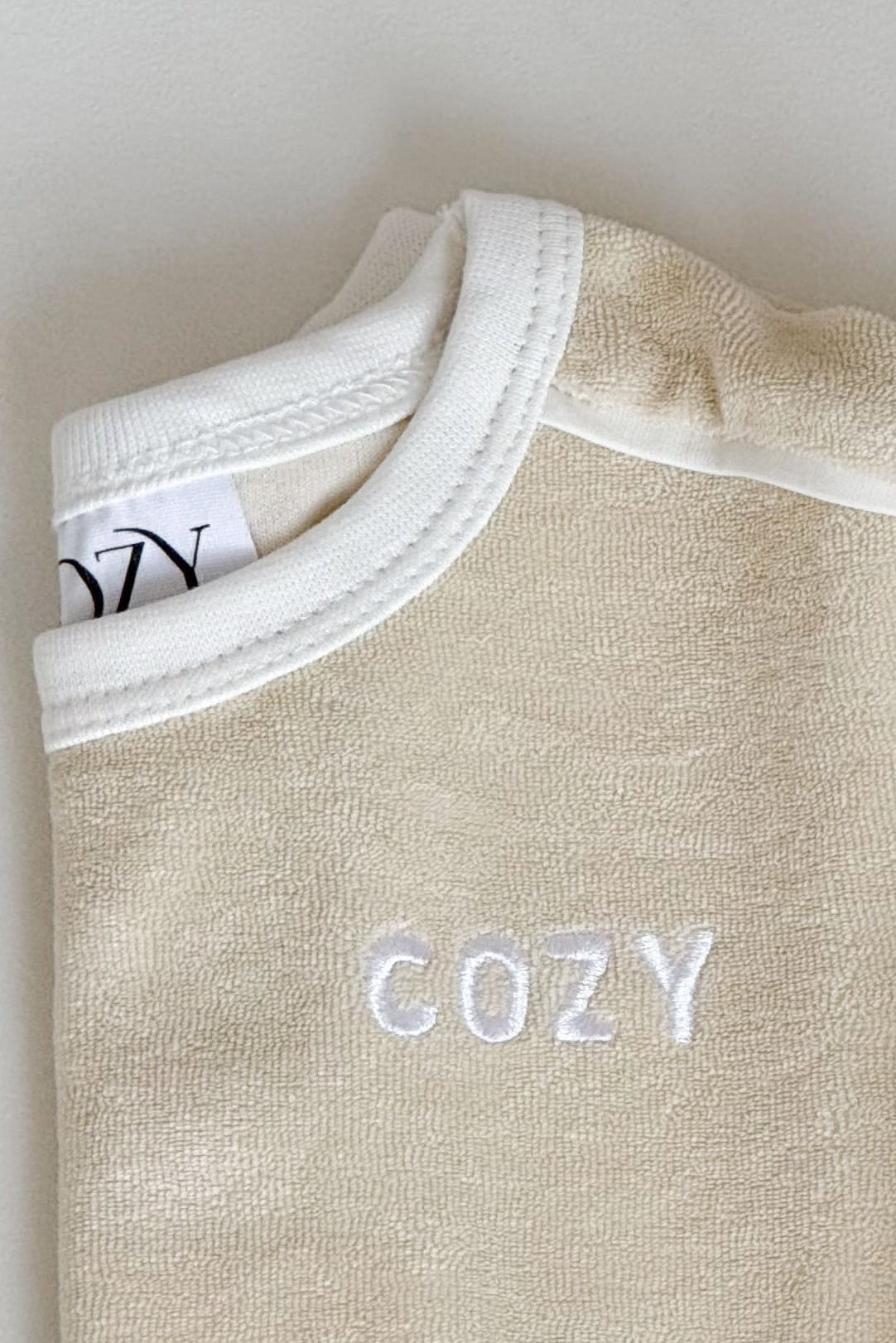 Adult COZY Terry Towel Tee - Sand Cozy Crew Club T-Shirts mora-uk.myshopify.com adult-cozy-terry-towel-tee-sand   5POUND, adult, All Products, BFCM20, CHRISTMAS20, easter50, extradiscount, nonpersonalised, PADDY33, resort club collection, SSSALE2550, TOPS, ultracozy, wholesale, wholesale-int, WINTER80