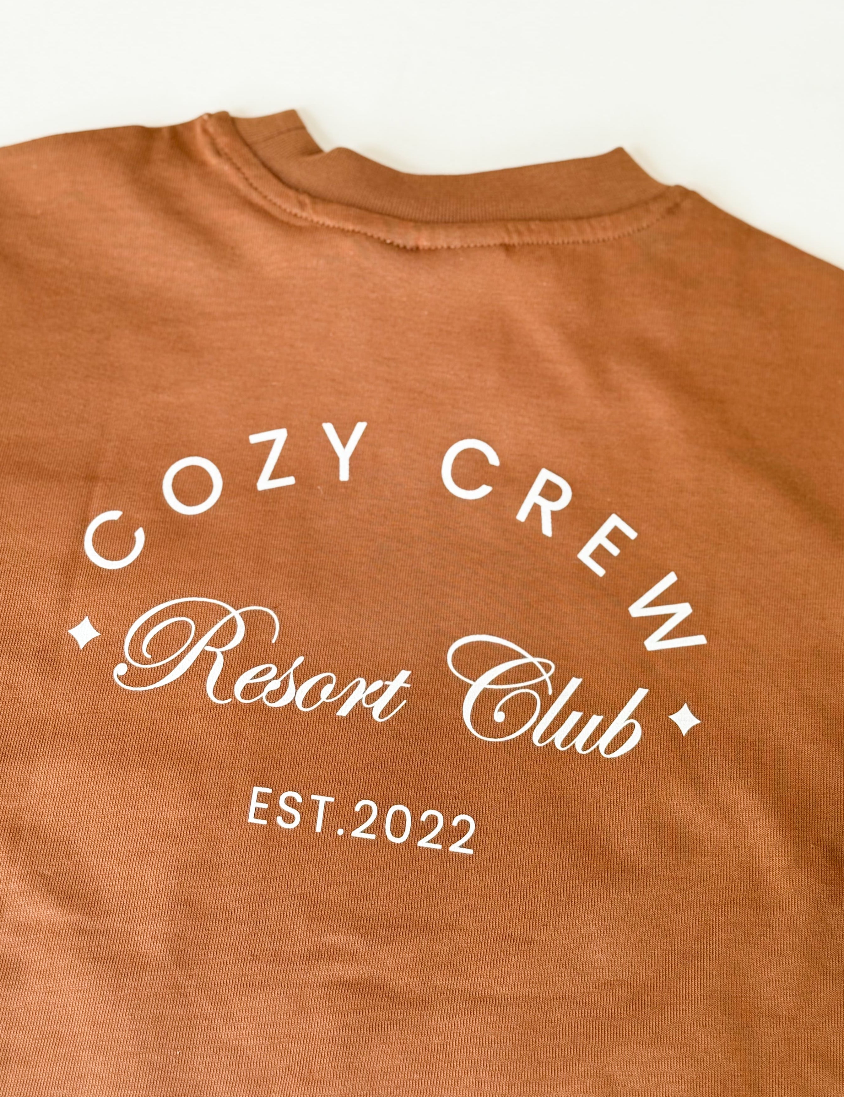 Adult Cozy Crew Resort Club Tee - Toffee Cozy Crew Club T-Shirts mora-uk.myshopify.com adult-big-island-tee-olive   5POUND, adult, All Products, BFCM-60, BFCM20, CHRISTMAS20, easter50, nonpersonalised, PADDY33, resort club collection, SSSALE2550, TOPS, ultracozy, wholesale, wholesale-int, WINTER80