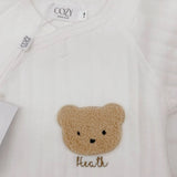 The Teddy Bear Boucle Wrap Baby Grow Romper