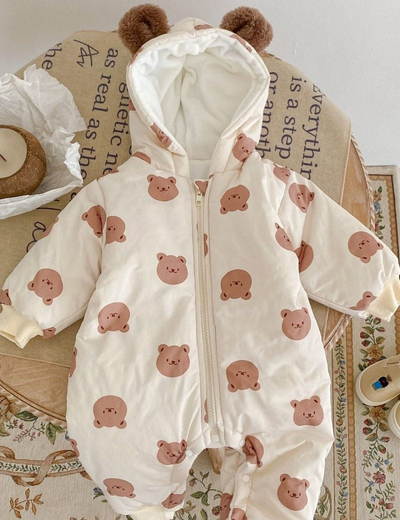 Bear 23 Lightweight Puffer Jacket - Cozy Crew Club