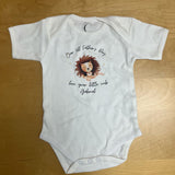 Sample Sale -12-18m My 1st Fathers Day lion vest love from 'Gabriel'