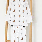 Llama Bamboo Two-Piece Set Long Sleeve Pyjamas - Cozy Crew Club