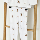 Bear Bamboo Two-Piece Set Long Sleeve Pyjamas