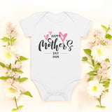Notre première fête des mères (body ours personnalisé) 