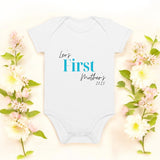 Blue First Mother's Day (Personalised Bodysuit)