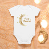 Eid Mubarak Golden Cresecent Bodysuit