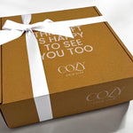 The Cozy Pink Boucle Baby Bear & Strawberry Personalised Gift Box - Cozy Crew Club