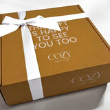 The Cozy Pink Boucle Baby Bear & Strawberry Personalised Gift Box - Cozy Crew Club