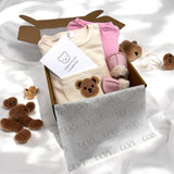 The Cozy Baby Girl Bear Personalised Gift Box
