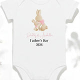 Bunny Father's Day 2025 (Personalised Bodysuit) - Cozy Crew Club