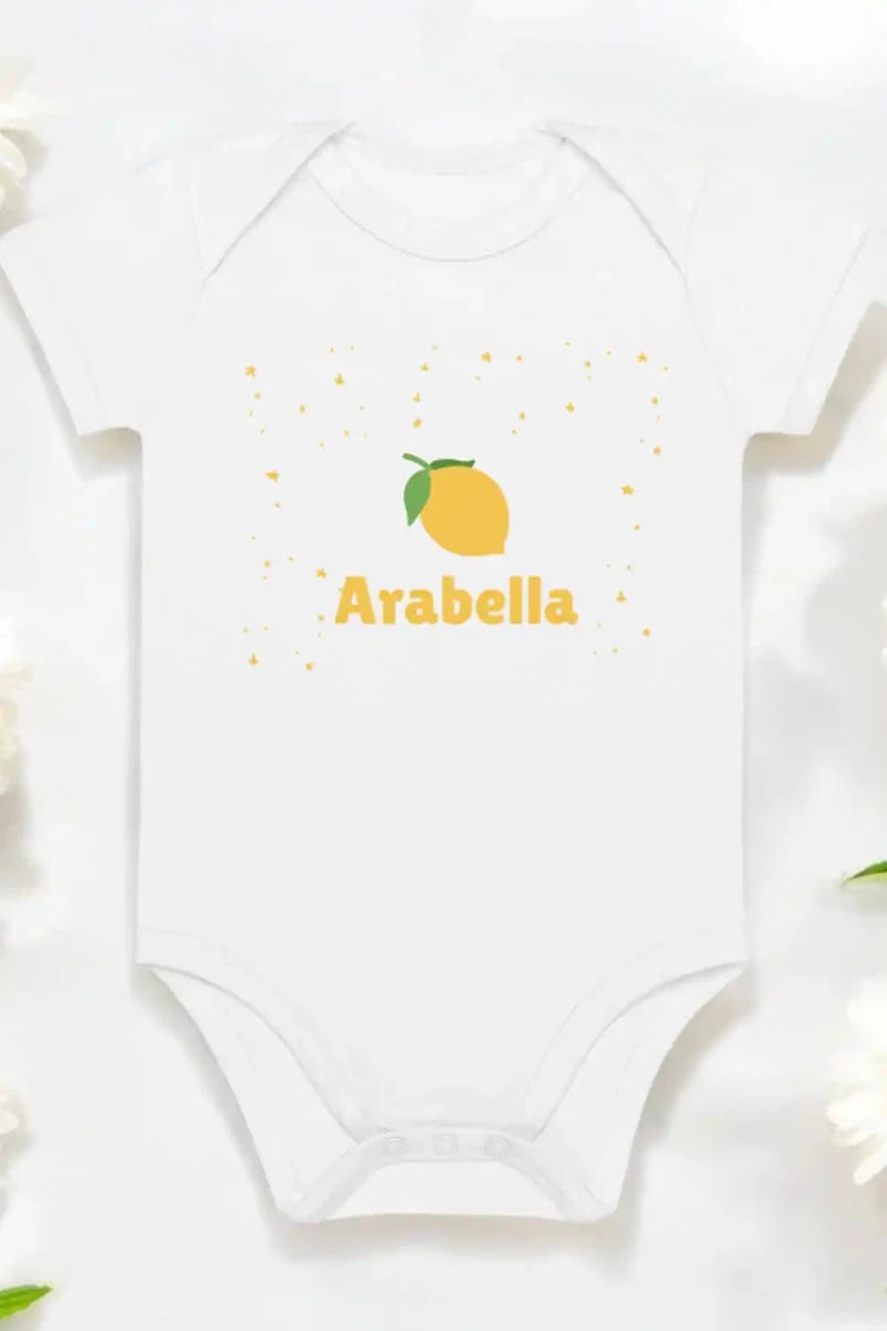 Lemon Personalised Bodysuit - Cozy Crew Club