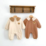 The Winter Fur Bear Hooded Pramsuit