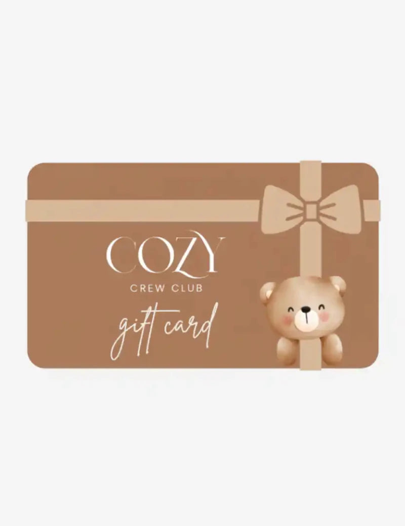 Digital Gift Card Cozy Crew Club - Cozy Crew Club