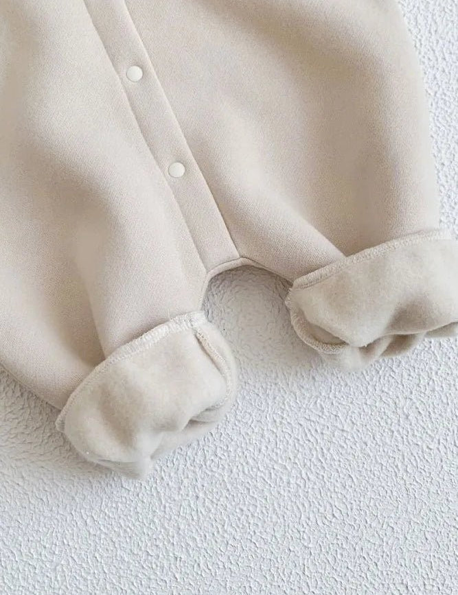The Ultimate Bear Knitted Hooded Playsuit - Cozy Crew Club