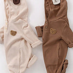 The Pointy Bear Knitted Hooded Playsuit - Cozy Crew Club