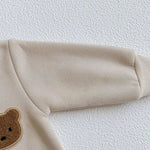 The Ultimate Bear Knitted Hooded Playsuit - Cozy Crew Club
