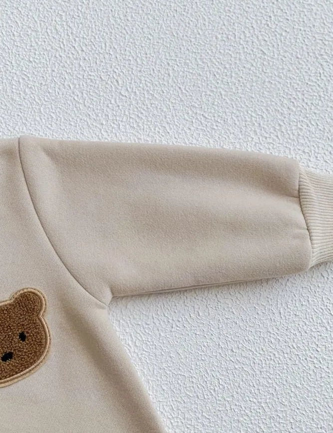 The Ultimate Bear Knitted Hooded Playsuit - Cozy Crew Club