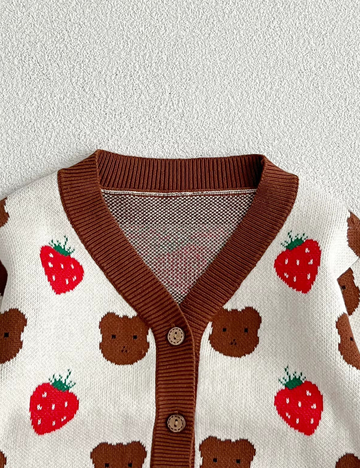 COZY Bear & Strawberry Cardigan Cozy Crew Club Jumpers mora-uk.myshopify.com cozy-bear-strawberry-cardigan   100% cotton, 20off, 33off, allproducts, almond, baby, baby collection, bear, bear collection, bear print, BFCM-50, BFCM20, boy, cardigan, china, CHRISTMAS20, clothing, cotton, girl, KNIT, new in, nonpersonalised, PADDY33, WINTER40, zero
